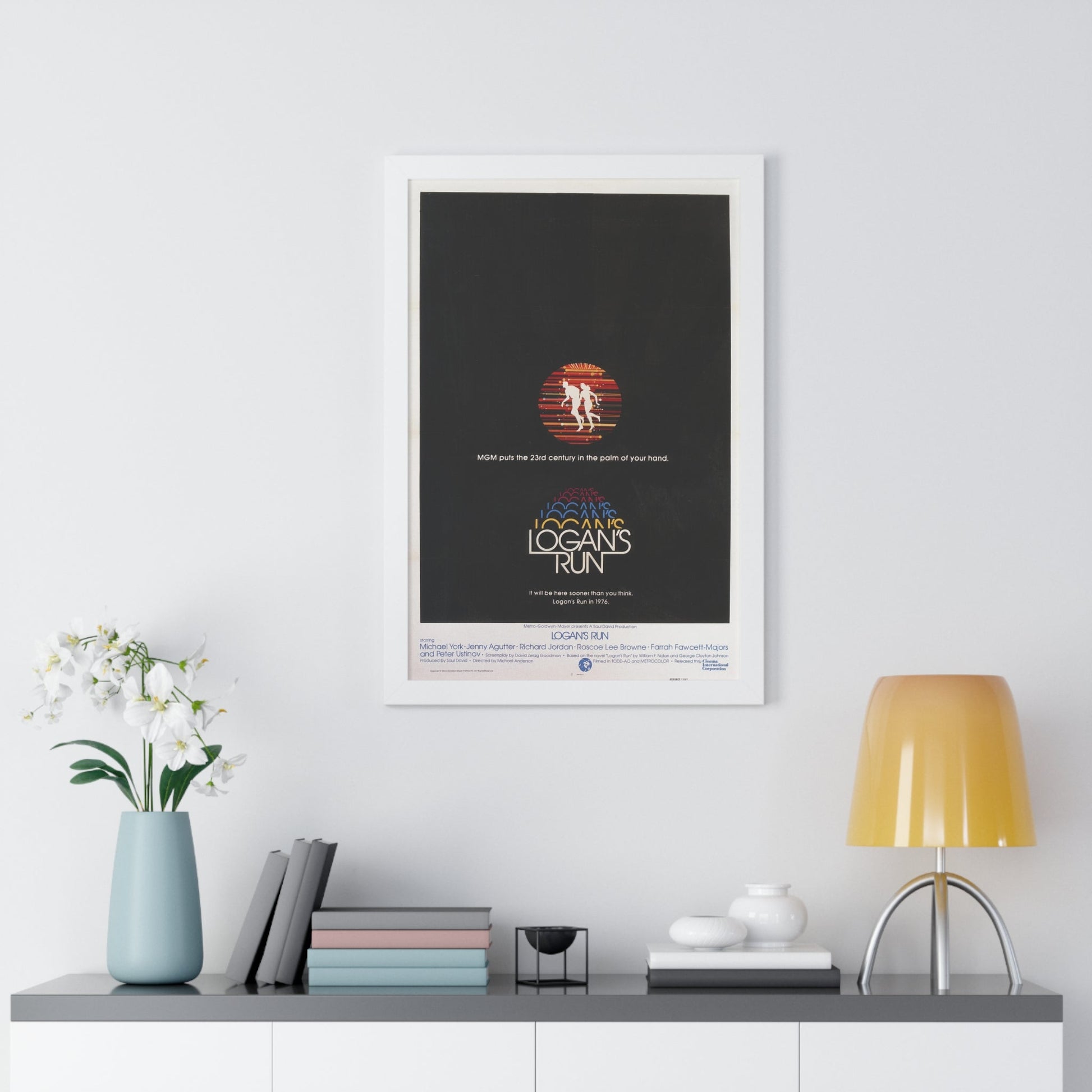 LOGAN'S RUN (TEASER) 1976 - Framed Movie Poster-The Sticker Space