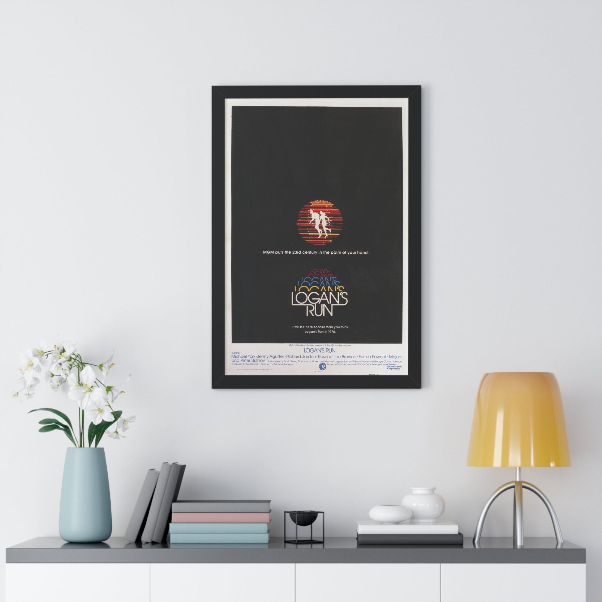 LOGAN'S RUN (TEASER) 1976 - Framed Movie Poster-The Sticker Space