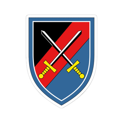Logistikbrigade 100 Bundeswehr (Germany) (Coat of Arms) STICKER Vinyl Kiss-Cut Decal 6 Inch White - The Sticker Space