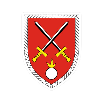 Logistikzentrum des Heeres Bundeswehr (Germany) (Coat of Arms) STICKER Vinyl Kiss-Cut Decal 2 Inch White - The Sticker Space