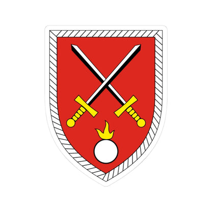 Logistikzentrum des Heeres Bundeswehr (Germany) (Coat of Arms) STICKER Vinyl Kiss-Cut Decal 3 Inch White - The Sticker Space