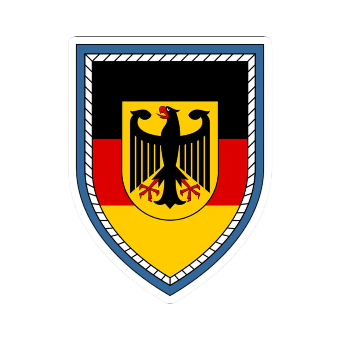 LogKdo Bw (Germany) (Coat of Arms) STICKER Vinyl Kiss-Cut Decal 2 Inch White - The Sticker Space