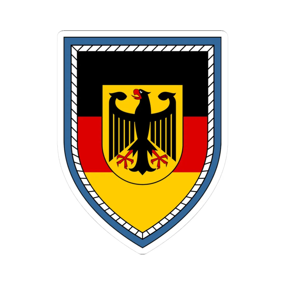 LogKdo Bw (Germany) (Coat of Arms) STICKER Vinyl Kiss-Cut Decal 3 Inch White - The Sticker Space