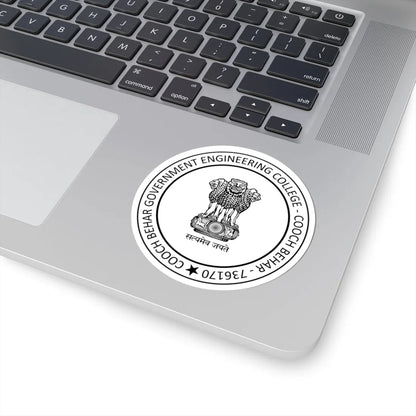 Logo-cgec-svg (India) (Coat of Arms) STICKER Vinyl Kiss-Cut Decal - The Sticker Space