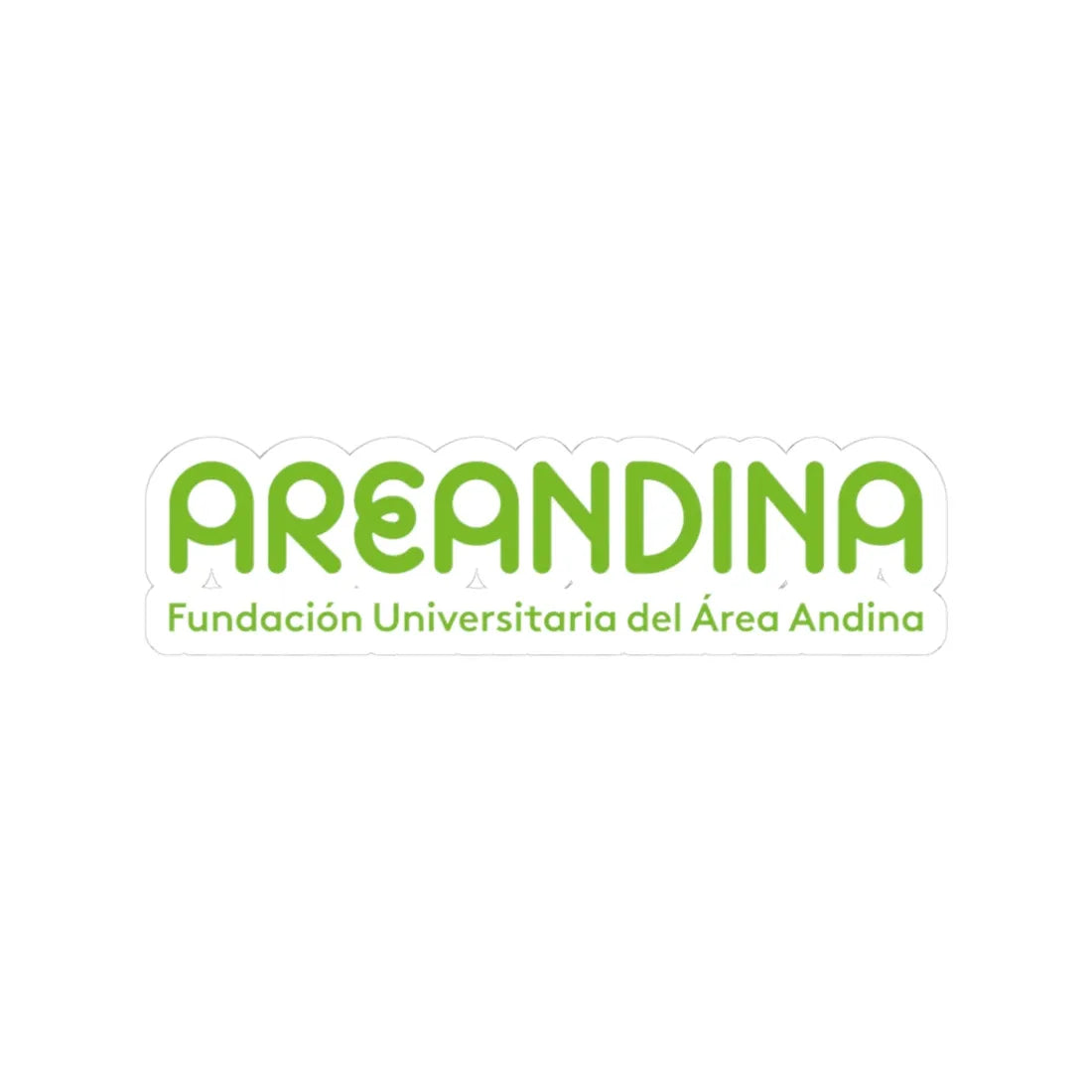 Logo de Areandina (Colombia) (Coat of Arms) STICKER Vinyl Kiss-Cut Decal 3 Inch White - The Sticker Space