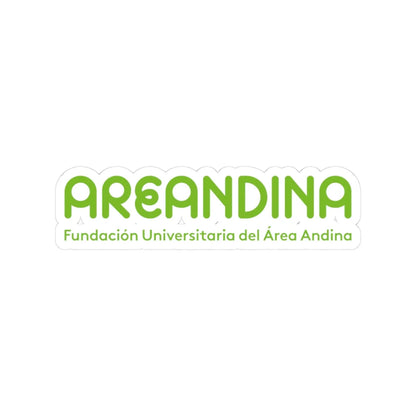 Logo de Areandina (Colombia) (Coat of Arms) STICKER Vinyl Kiss-Cut Decal 3 Inch White - The Sticker Space
