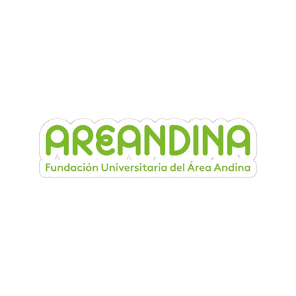Logo de Areandina (Colombia) (Coat of Arms) STICKER Vinyl Kiss-Cut Decal 4 Inch White - The Sticker Space