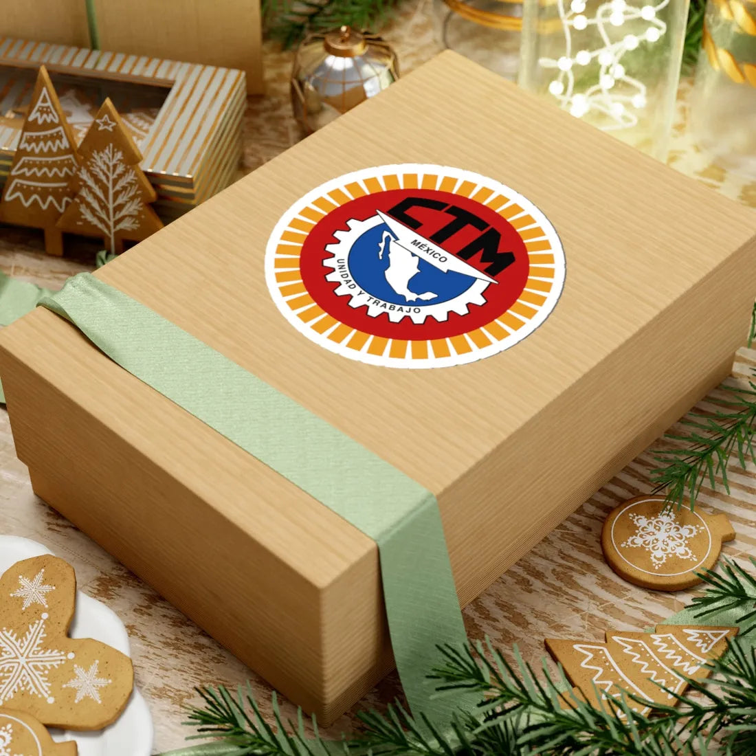 Logo de la CTM (Mexico) (Coat of Arms) STICKER Vinyl Kiss-Cut Decal - The Sticker Space