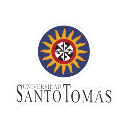 Logo de la Santo Tomás 1 (Colombia) (Coat of Arms) STICKER Vinyl Kiss-Cut Decal 3 Inch White - The Sticker Space