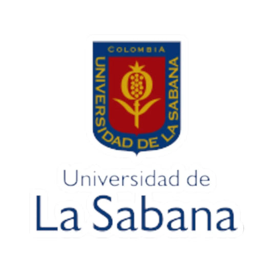 Logo de la Universidad de La Sabana (Colombia) (Coat of Arms) STICKER Vinyl Kiss-Cut Decal 2 Inch White - The Sticker Space