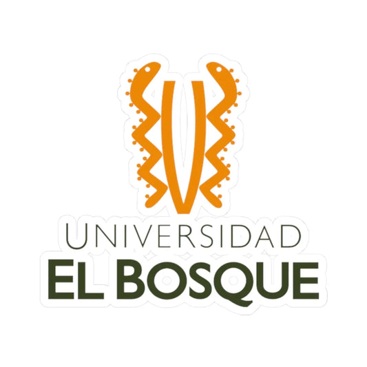 Logo de la Universidad El Bosque (Colombia) (Coat of Arms) STICKER Vinyl Kiss-Cut Decal 2 Inch White - The Sticker Space