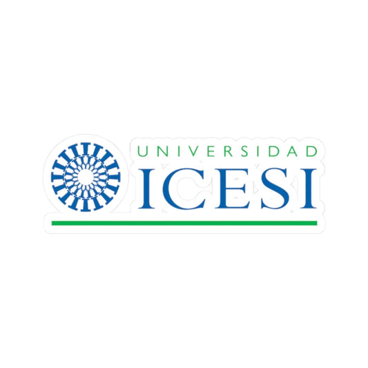 Logo de la Universidad ICESI (Colombia) (Coat of Arms) STICKER Vinyl Kiss-Cut Decal 2 Inch White - The Sticker Space