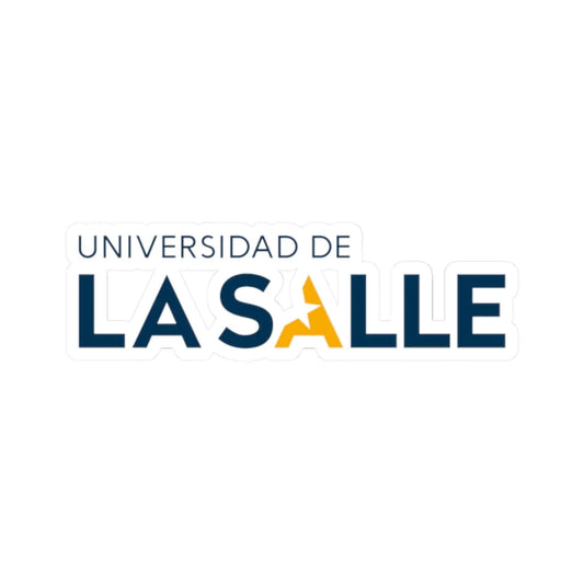 Logo de la Univesidad de la Salle Bogotá (Colombia) (Coat of Arms) STICKER Vinyl Kiss-Cut Decal 2 Inch White - The Sticker Space