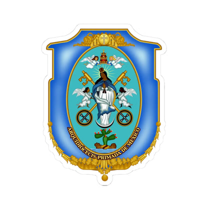 Logo del APM (Costa Rica) (Coat of Arms) STICKER Vinyl Kiss-Cut Decal 3 Inch White - The Sticker Space