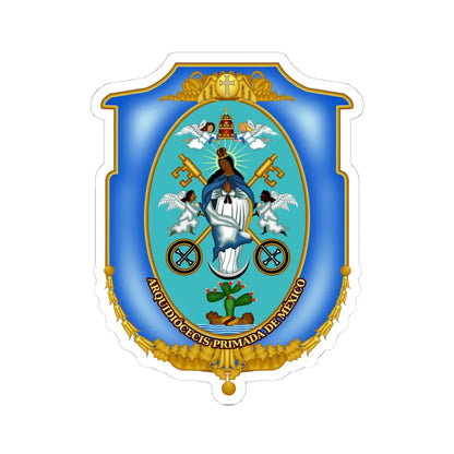 Logo del APM (Costa Rica) (Coat of Arms) STICKER Vinyl Kiss-Cut Decal 4 Inch White - The Sticker Space