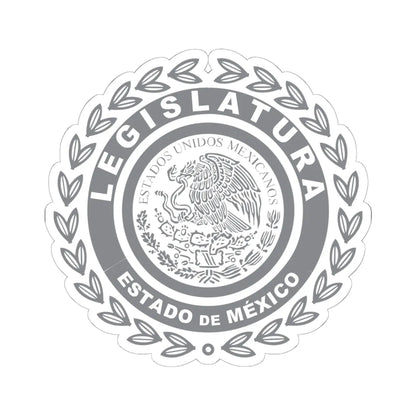 Logo del Congreso del Estado de México (Mexico) (Coat of Arms) STICKER Vinyl Kiss-Cut Decal 6 Inch White - The Sticker Space