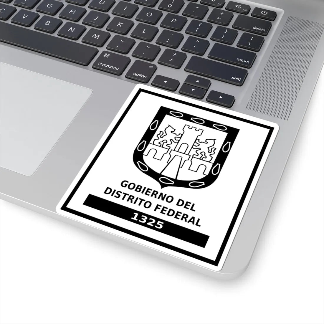 Logo del Gobierno del Distrito Federal México (Costa Rica) (Coat of Arms) STICKER Vinyl Kiss-Cut Decal - The Sticker Space