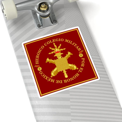 Logo del Heroico Colegio Militar Mexico (Mexico) (Coat of Arms) STICKER Vinyl Kiss-Cut Decal - The Sticker Space