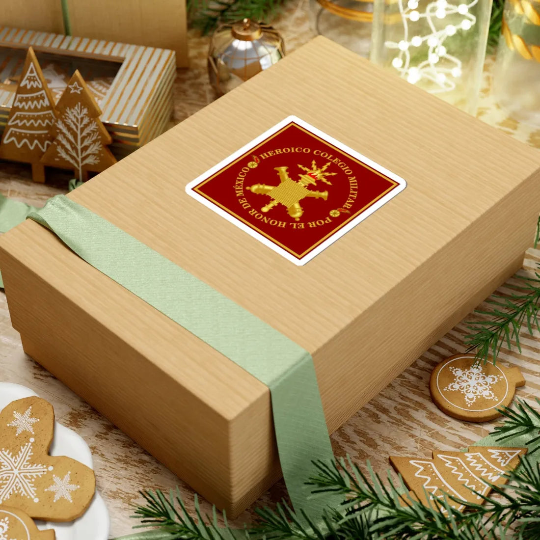 Logo del Heroico Colegio Militar Mexico (Mexico) (Coat of Arms) STICKER Vinyl Kiss-Cut Decal - The Sticker Space