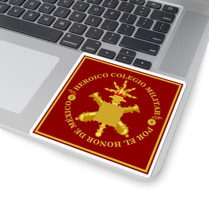 Logo del Heroico Colegio Militar Mexico (Mexico) (Coat of Arms) STICKER Vinyl Kiss-Cut Decal - The Sticker Space