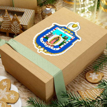 Logo del INBSMG (Costa Rica) (Coat of Arms) STICKER Vinyl Kiss-Cut Decal - The Sticker Space