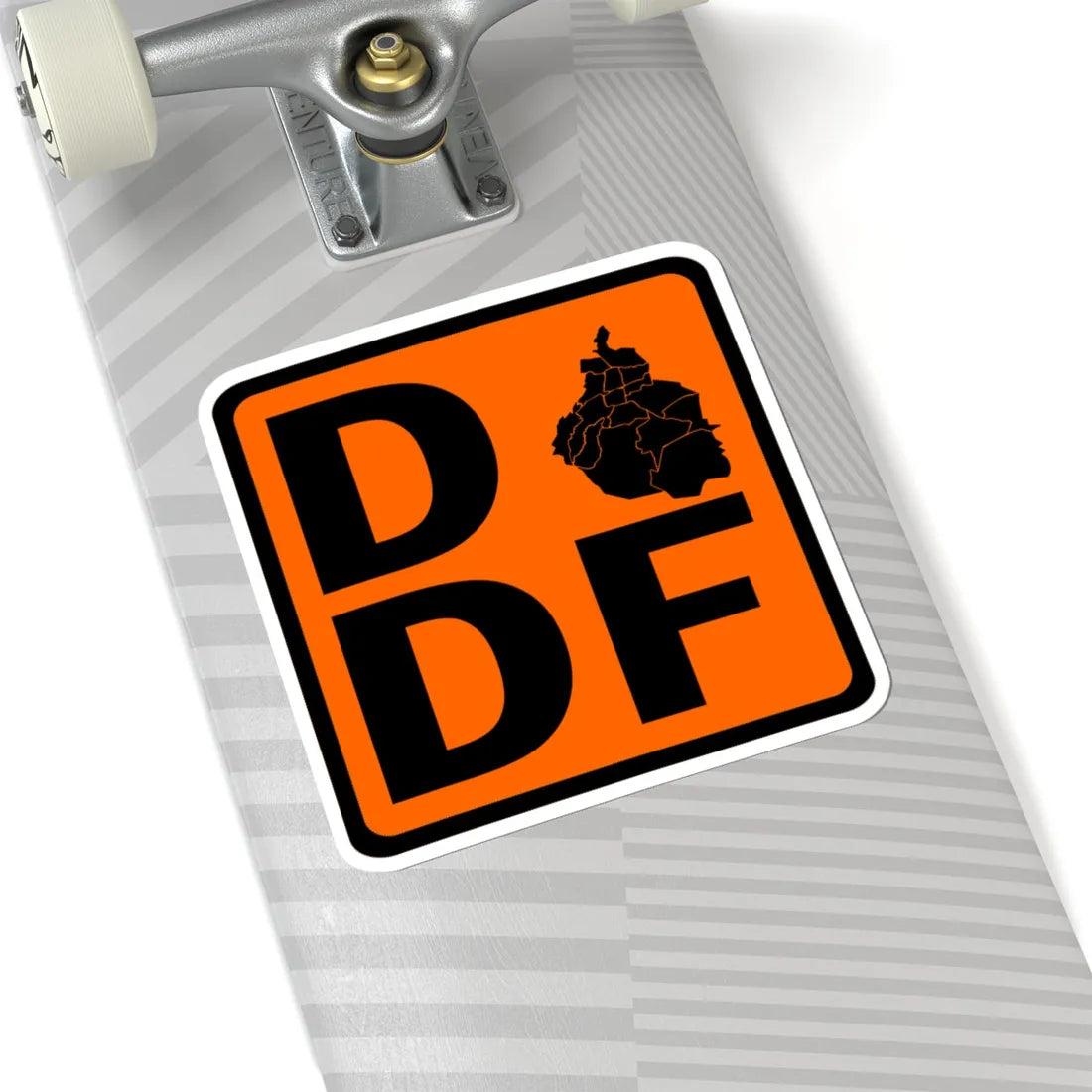 Logo Departamento del Distrito Federal 1986 (Costa Rica) (Coat of Arms) STICKER Vinyl Kiss-Cut Decal - The Sticker Space