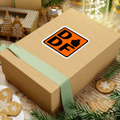 Logo Departamento del Distrito Federal 1986 (Costa Rica) (Coat of Arms) STICKER Vinyl Kiss-Cut Decal - The Sticker Space