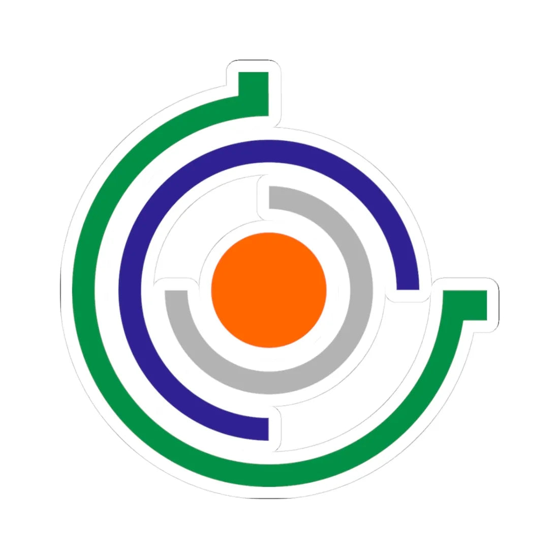 Logo for Conscription Council (Denmark) (Coat of Arms) STICKER Vinyl Kiss-Cut Decal 3 Inch White - The Sticker Space