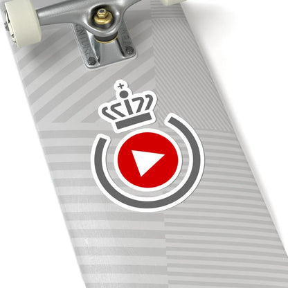 Logo for the Danish Defence Media Agency (Denmark) (Coat of Arms) STICKER Vinyl Kiss-Cut Decal - The Sticker Space