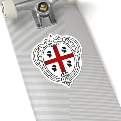 Logo istituzionale Regione Sardegna 2021 (Italy) (Coat of Arms) STICKER Vinyl Kiss-Cut Decal - The Sticker Space