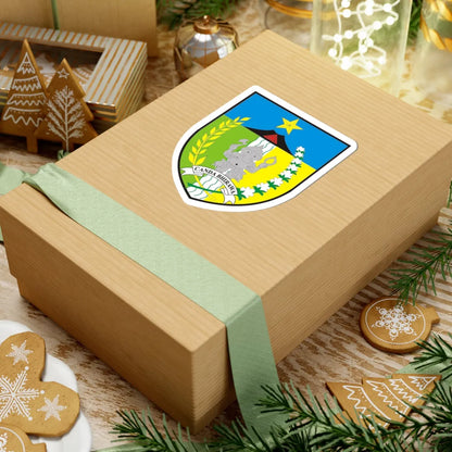 Logo Kabupaten Kediri Seal of Kediri Regency (Indonesia) (Coat of Arms) STICKER Vinyl Kiss-Cut Decal - The Sticker Space