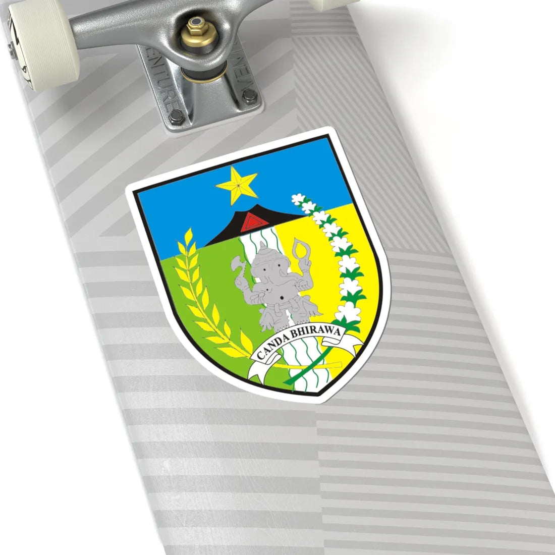 Logo Kabupaten Kediri Seal of Kediri Regency (Indonesia) (Coat of Arms) STICKER Vinyl Kiss-Cut Decal - The Sticker Space