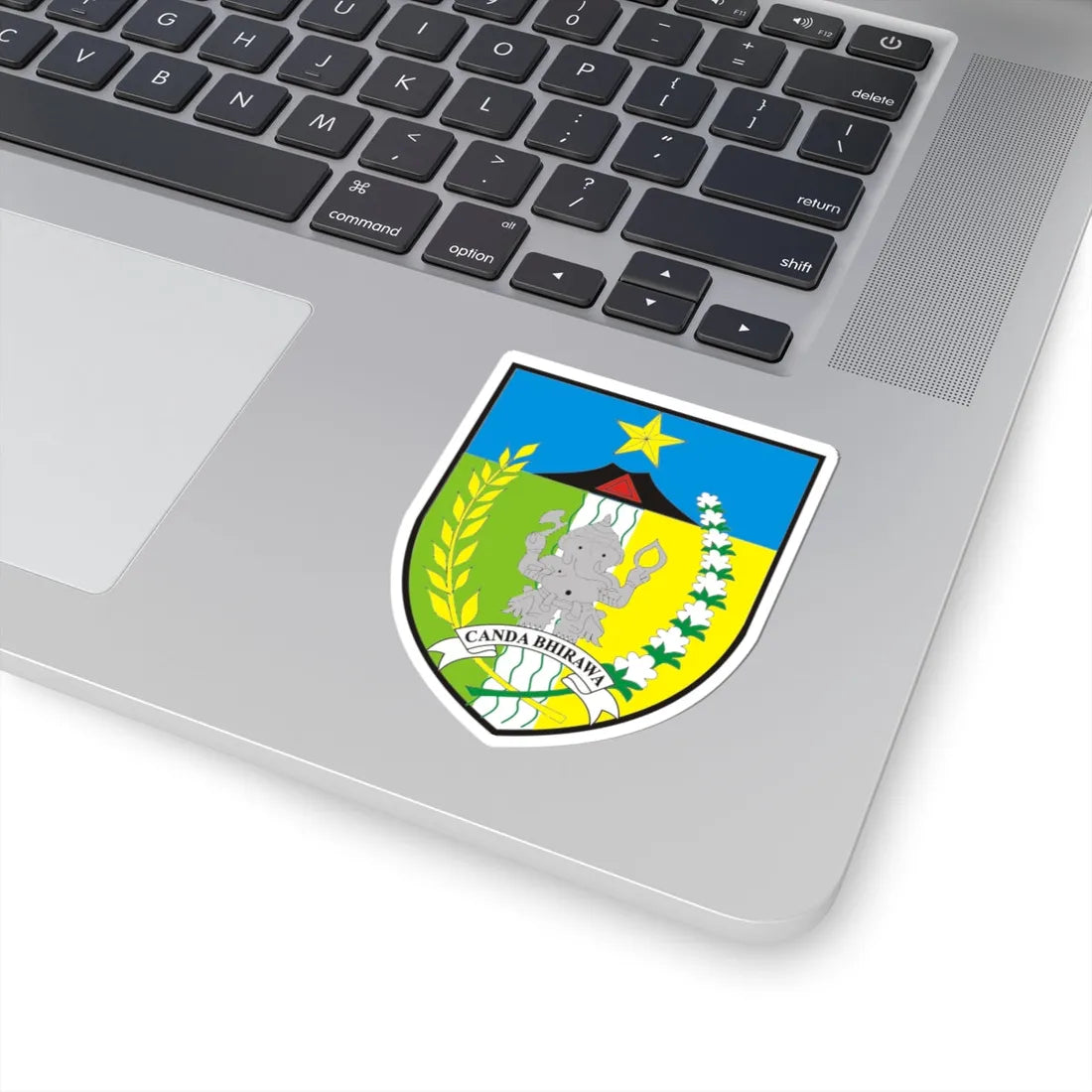 Logo Kabupaten Kediri Seal of Kediri Regency (Indonesia) (Coat of Arms) STICKER Vinyl Kiss-Cut Decal - The Sticker Space