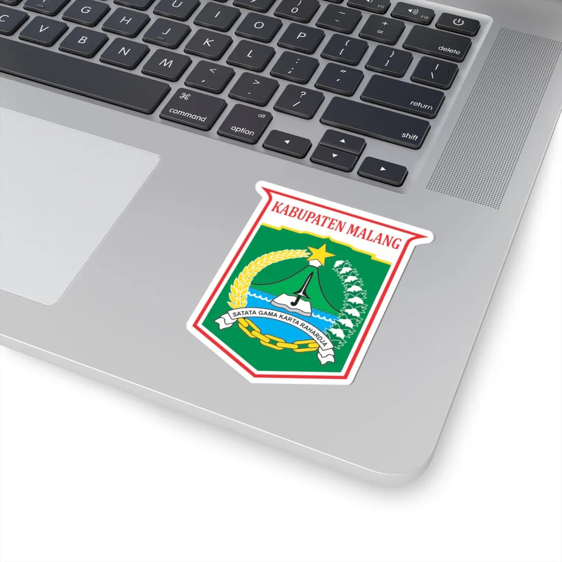 Logo Kabupaten Malang - Seal of Malang Regency (Indonesia) (Coat of Arms) STICKER Vinyl Kiss-Cut Decal - The Sticker Space
