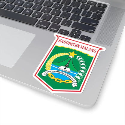 Logo Kabupaten Malang - Seal of Malang Regency (Indonesia) (Coat of Arms) STICKER Vinyl Kiss-Cut Decal - The Sticker Space