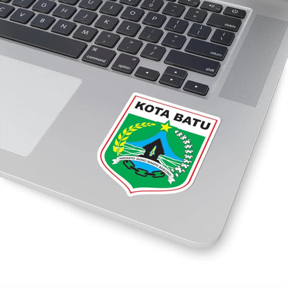 Logo Kota Batu Jawa Timur Seal of Batu East Java (Indonesia) (Coat of Arms) STICKER Vinyl Kiss-Cut Decal - The Sticker Space