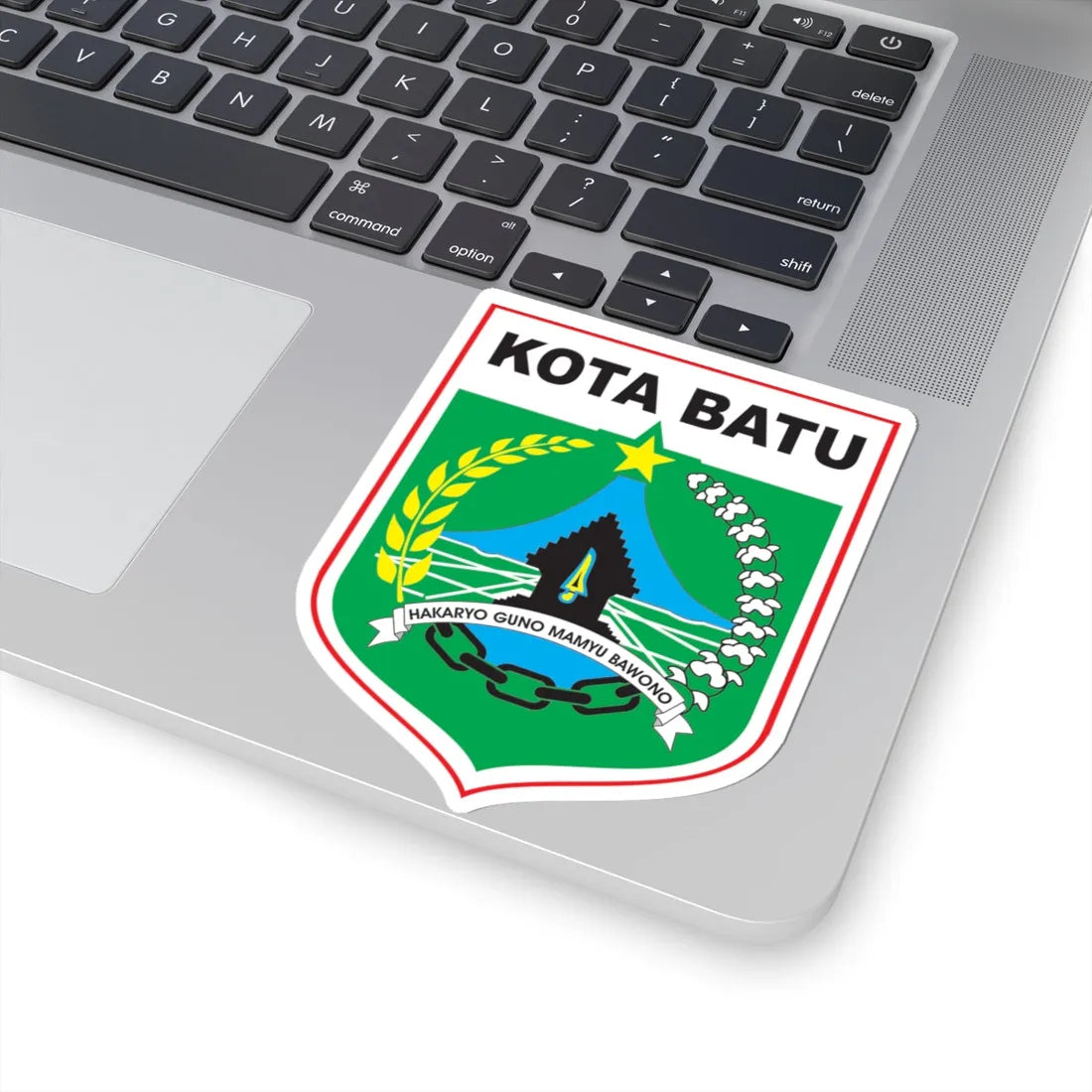 Logo Kota Batu Jawa Timur Seal of Batu East Java (Indonesia) (Coat of Arms) STICKER Vinyl Kiss-Cut Decal - The Sticker Space
