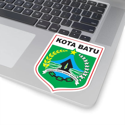 Logo Kota Batu Jawa Timur Seal of Batu East Java (Indonesia) (Coat of Arms) STICKER Vinyl Kiss-Cut Decal - The Sticker Space