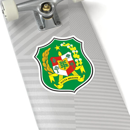 Logo Kota Medan Seal of Medan (Indonesia) (Coat of Arms) STICKER Vinyl Kiss-Cut Decal - The Sticker Space