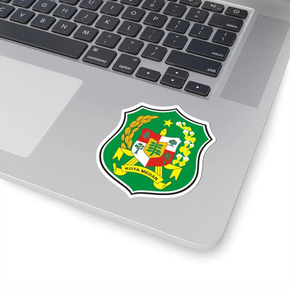 Logo Kota Medan Seal of Medan (Indonesia) (Coat of Arms) STICKER Vinyl Kiss-Cut Decal - The Sticker Space