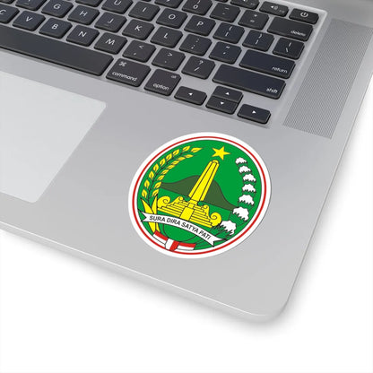 Logo Kota Pasuruan - Seal of Pasuruan City (Indonesia) (Coat of Arms) STICKER Vinyl Kiss-Cut Decal - The Sticker Space