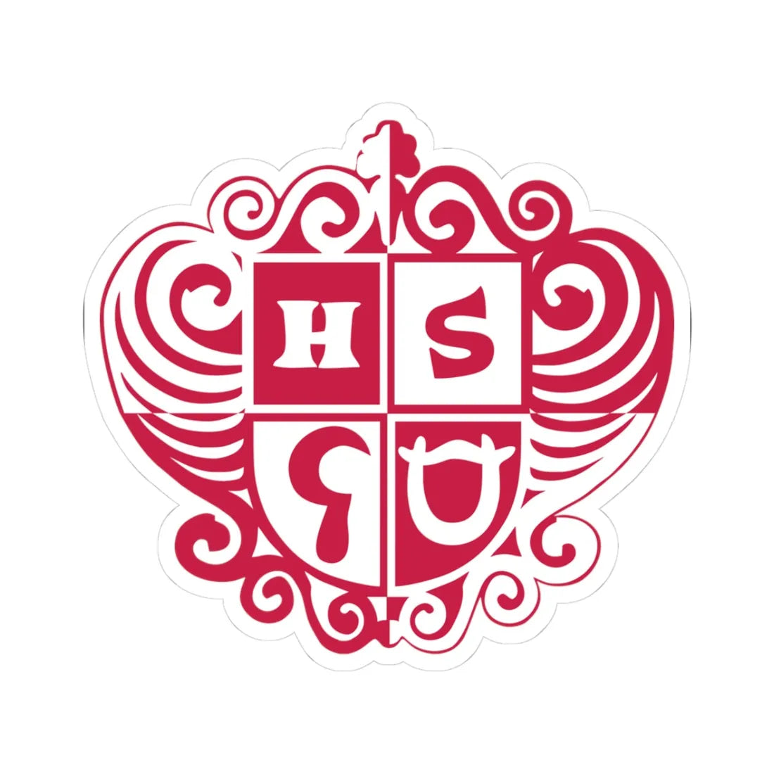 Logo of Braslovce (Slovenia) (Coat of Arms) STICKER Vinyl Kiss-Cut Decal 3 Inch White - The Sticker Space