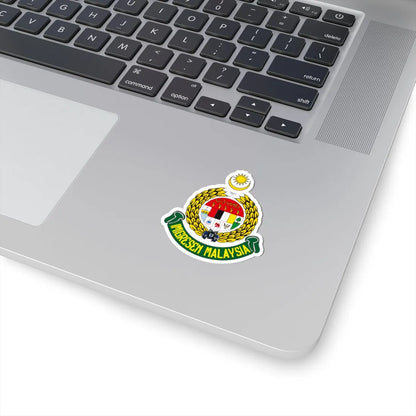 Logo of Department of Immigration Malaysia (Malaysia) (Coat of Arms) STICKER Vinyl Kiss-Cut Decal - The Sticker Space