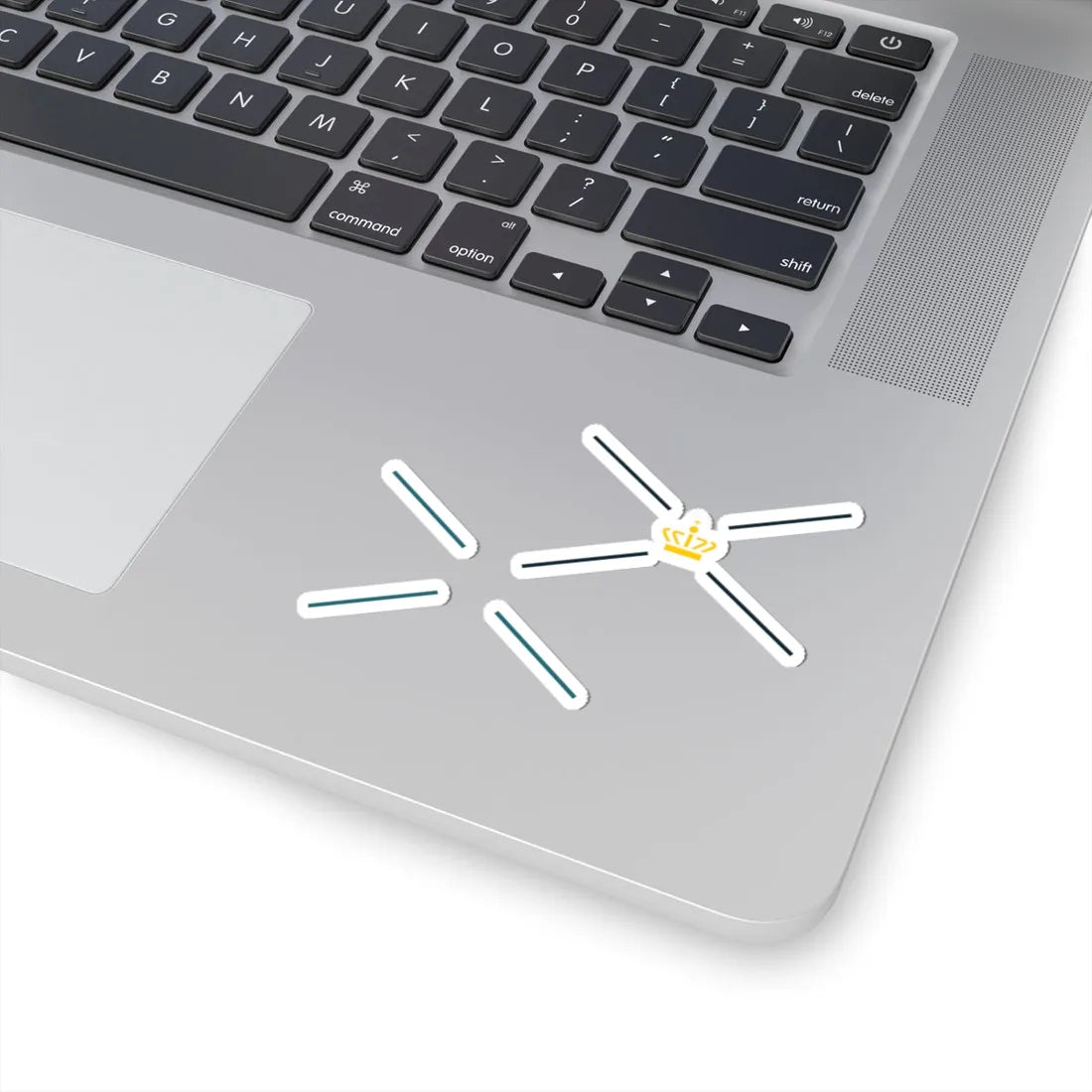 Logo of Ministry of Defence Denmark (Denmark) (Coat of Arms) STICKER Vinyl Kiss-Cut Decal - The Sticker Space