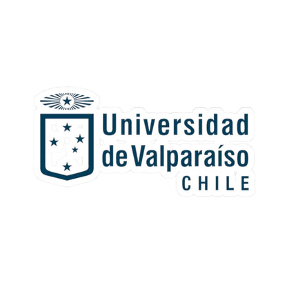 Logo Universidad de Valparaíso 2023 (Chile) (Coat of Arms) STICKER Vinyl Kiss-Cut Decal 2 Inch White - The Sticker Space