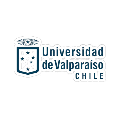 Logo Universidad de Valparaíso 2023 (Chile) (Coat of Arms) STICKER Vinyl Kiss-Cut Decal 6 Inch White - The Sticker Space