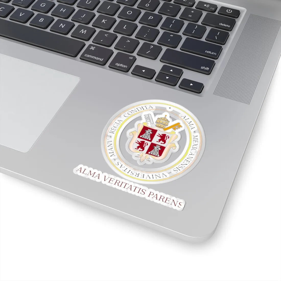 Logo Universidad Pontificia de México (Costa Rica) (Coat of Arms) STICKER Vinyl Kiss-Cut Decal - The Sticker Space