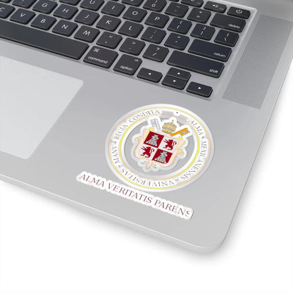 Logo Universidad Pontificia de México (Mexico) (Coat of Arms) STICKER Vinyl Kiss-Cut Decal - The Sticker Space