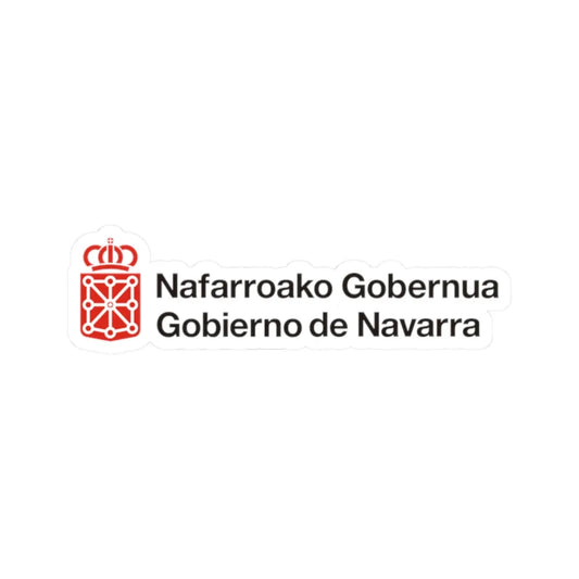 Logotipo del Gobierno de Navarra Versión alternativa (Spain) (Coat of Arms) STICKER Vinyl Kiss-Cut Decal 2 Inch White - The Sticker Space