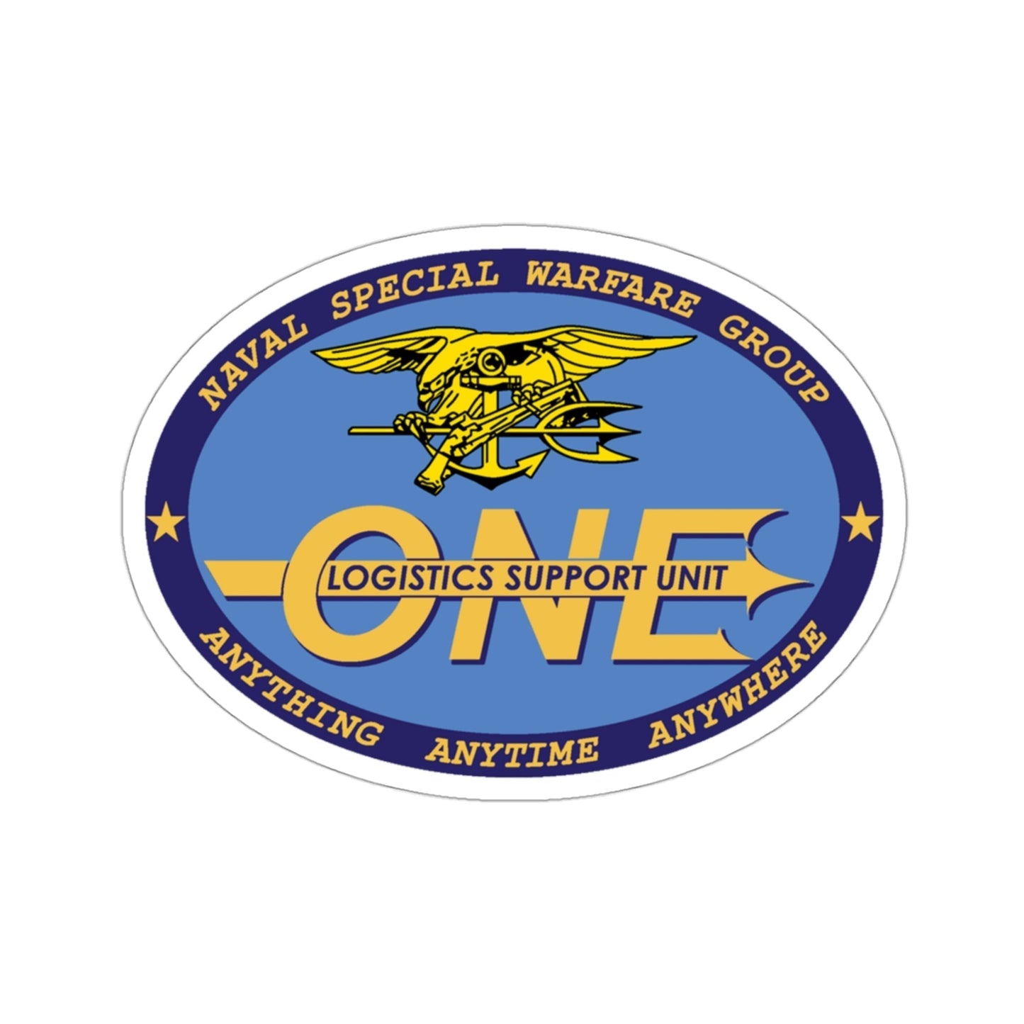 LOGSU One (U.S. Navy) STICKER Vinyl Die-Cut Decal-3 Inch-The Sticker Space